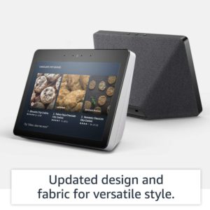 image of 2nd gen echo show fabric on the back