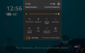 image of amazon fire tablet show mode