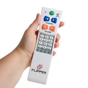 image of flipper big button remote for 2 devices