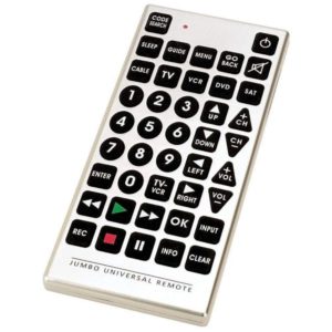 image of jumbo universal tv remote