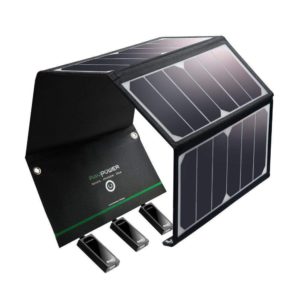 image of ravpower 24w solar panel charger