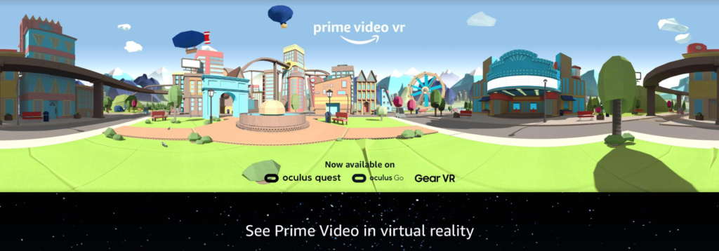 Amazon prime video oculus hot sale go