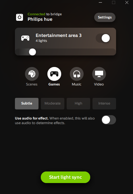 image of hue sync game