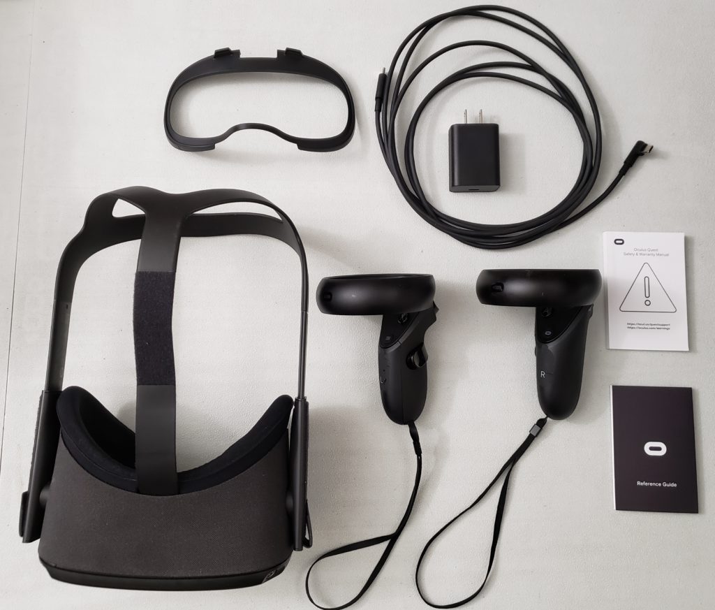 oculus quest in the box